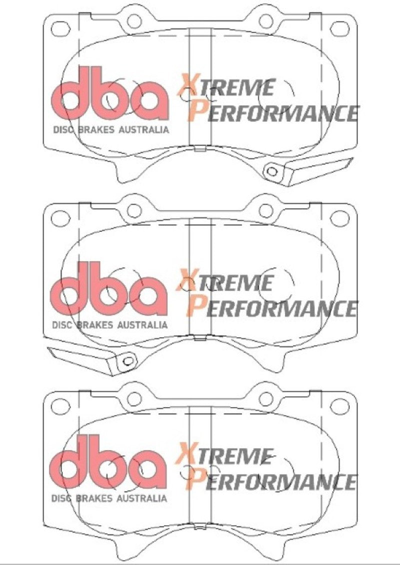 DBA 2015 Toyota Tacoma XP650 Front Brake Pads DB1482XP