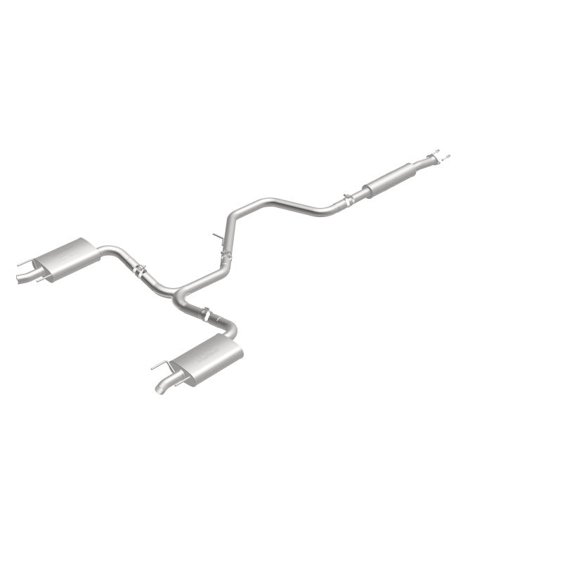 MagnaFlow Cat-Back SS 2.25/2.5 pulgadas Salida trasera doble dividida Punta pulida de 3 pulgadas 2015 Chev Impala 3.6L V6