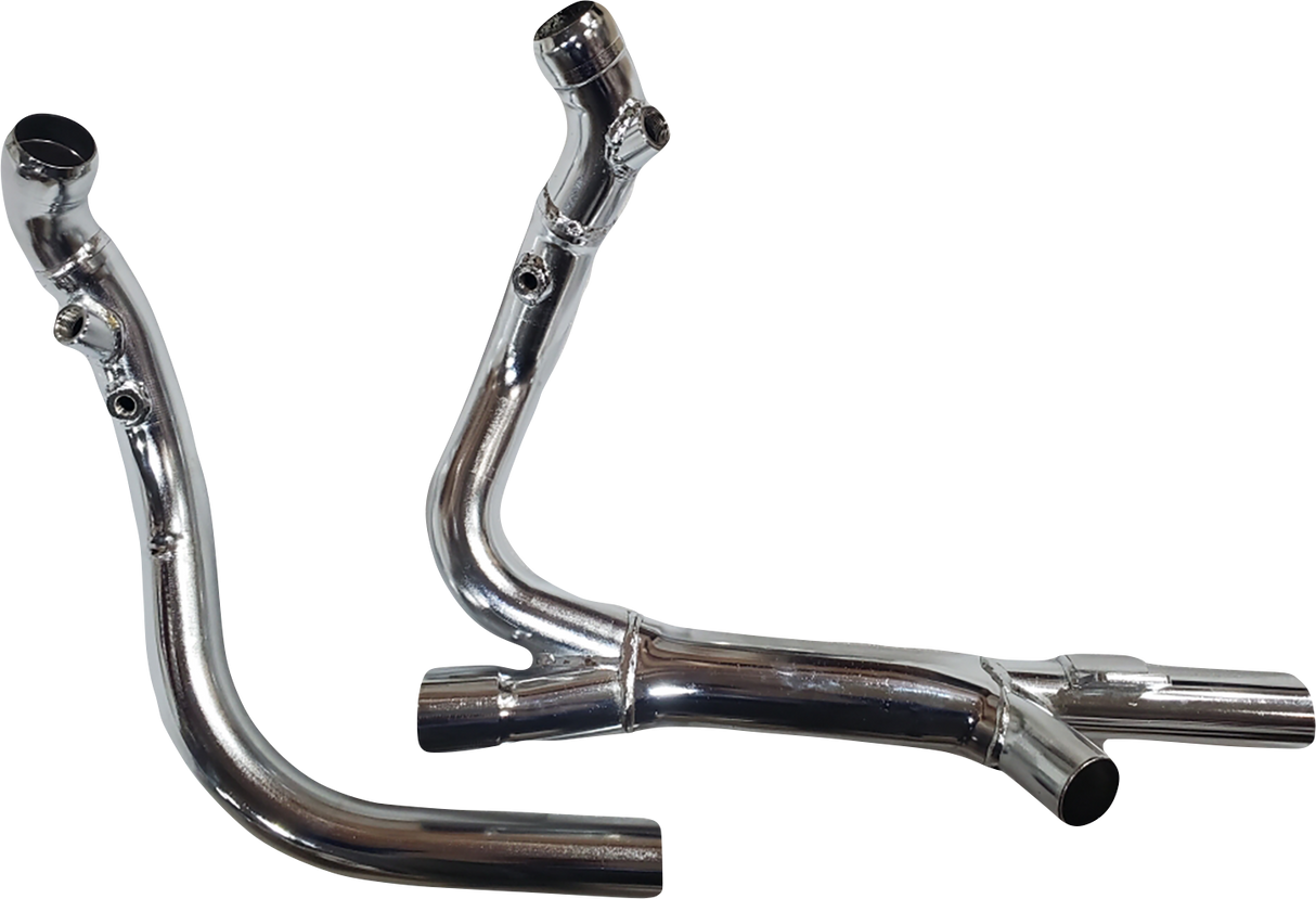 KHROME WERKS Hideaway Header For '21-'22 Thunderstroke models; works with OEM or aftermarket replacement mufflers. 200200