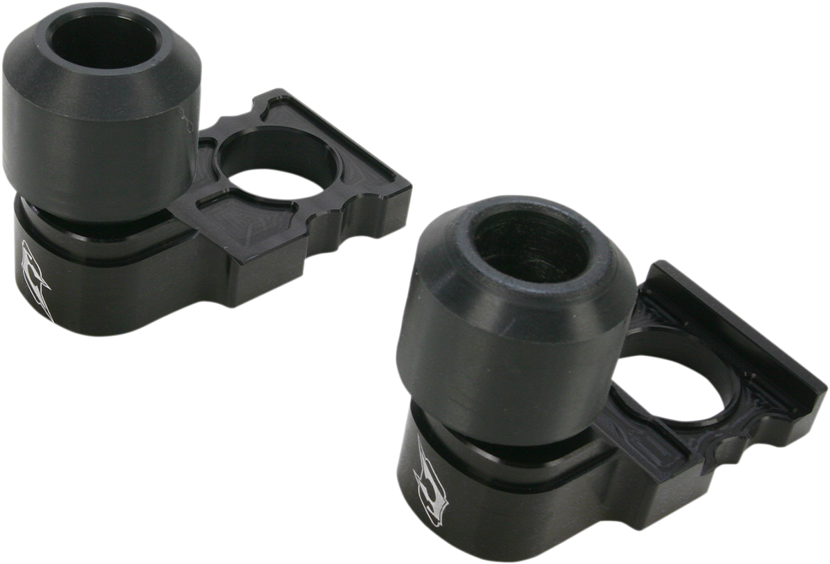 DRIVEN RACING Axle Block Sliders - Kawasaki - Black Ninja ZX-10R 2011-2022 DRAX-110-BK