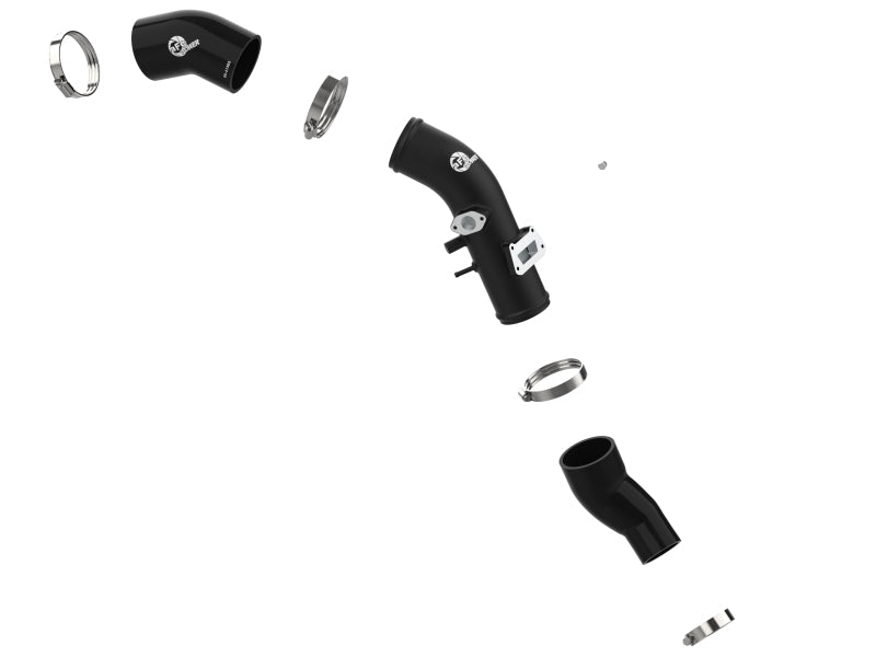 aFe 19-22 Hyundai Veloster N L4 2.0L (t) BladeRunner 2-3/4in Aluminum Cold Charge Pipe - Black 46-20649-B