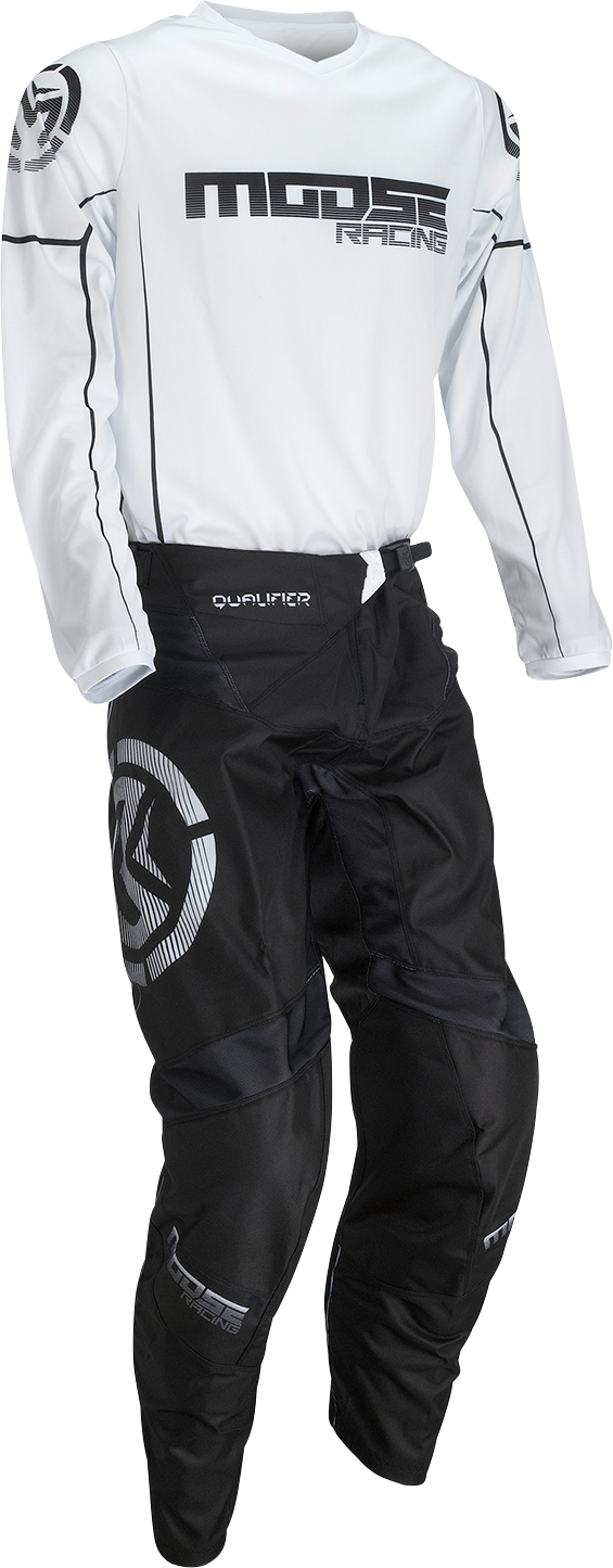 Camiseta MOOSE RACING Qualifier® - Negro/Blanco - Pequeña 2910-7188