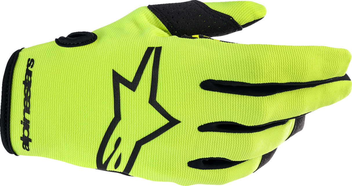ALPINESTARS Radar-Handschuhe - Fluo Gelb/Schwarz - 2XL 3561823-551-2X