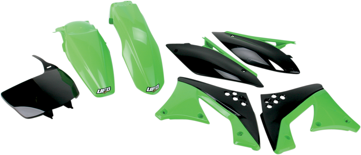 Kit de carrocería de repuesto UFO - OEM Verde/Negro N/F 12 COLOR OEM>14030517 KAKIT215-999