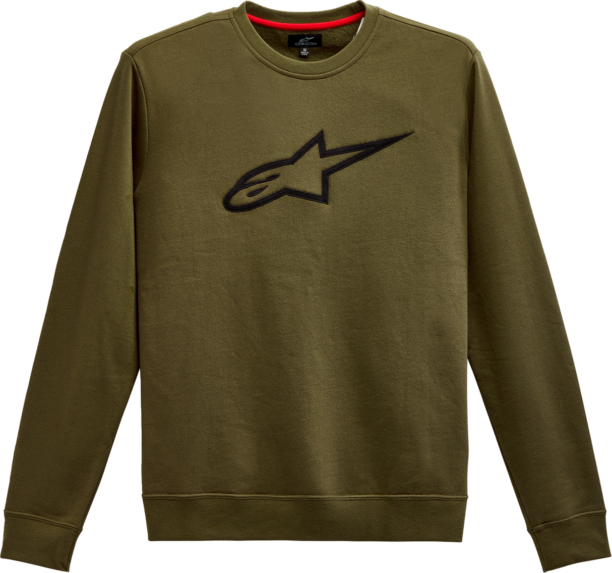 ALPINESTARS Ageless Crew Fleece – Militär/Schwarz – Medium 1212513226910M