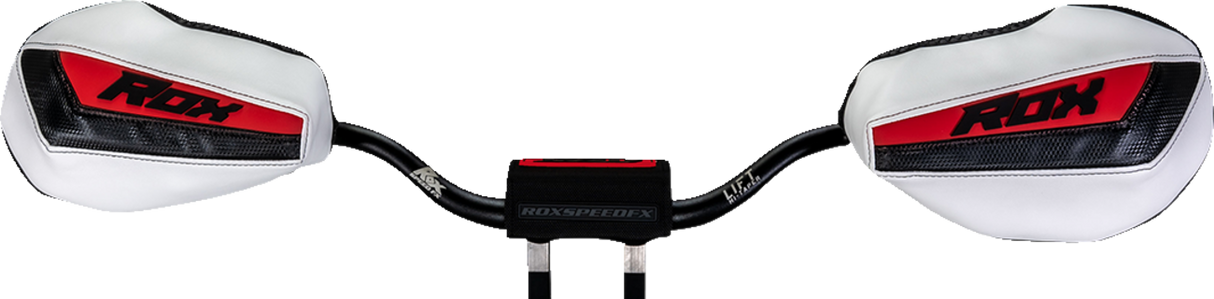 ROX SPEED FX Handguards - Generation 3 Flex-Tec - Black/White/Red FT3-HG-BWR