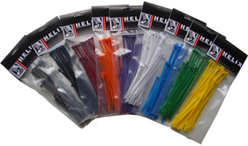 HELIX Cable Ties 6" Black 100/Pk 303-4116