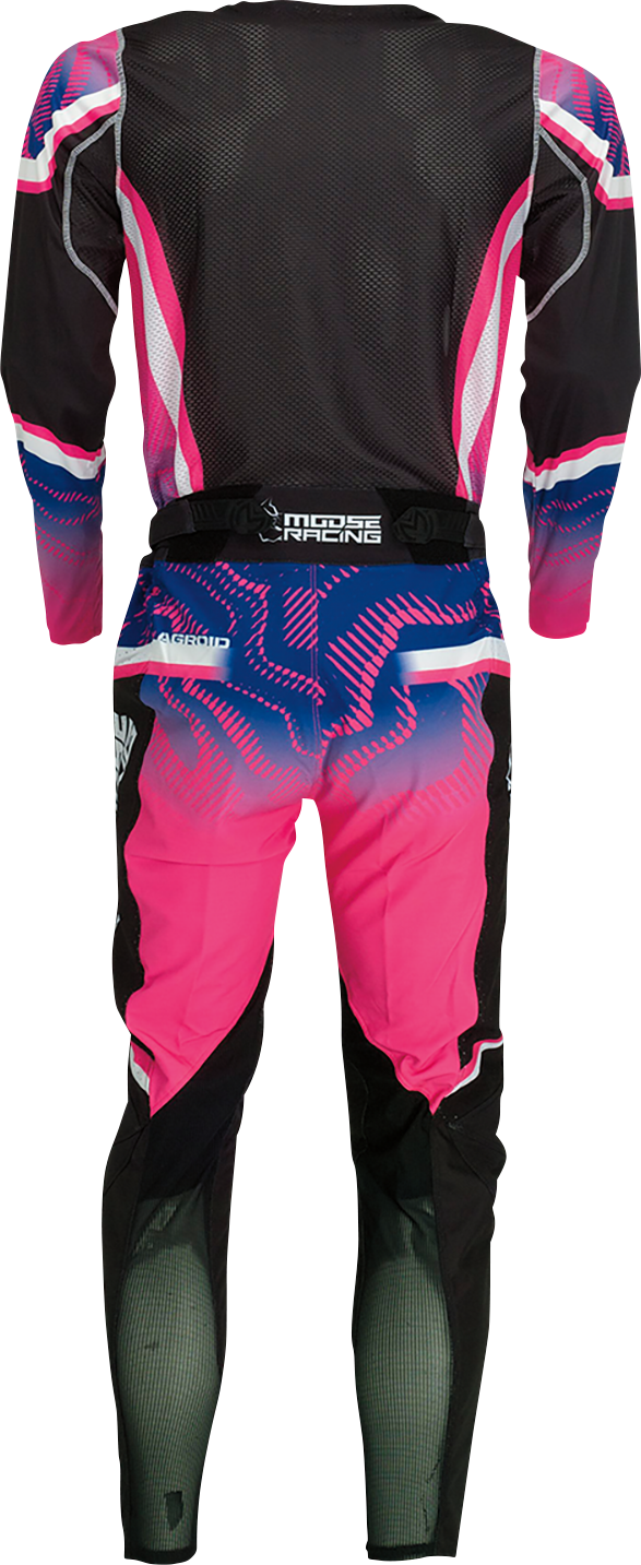 MOOSE RACING Agroid Trikot – Pink/Lila/Schwarz – Größe L 2910-7398