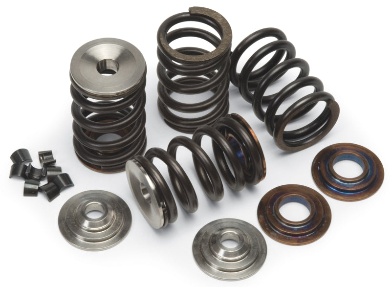 Retenedores de resorte de válvula Edelbrock, titanio, juego de 16