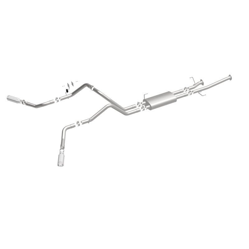 MagnaFlow Cat-Back 10-15 Toyota Tundra SC LB / CC SB 4.6L/5.7L V8 SS 2.5 Dual Split Rear 4in Tip 19232