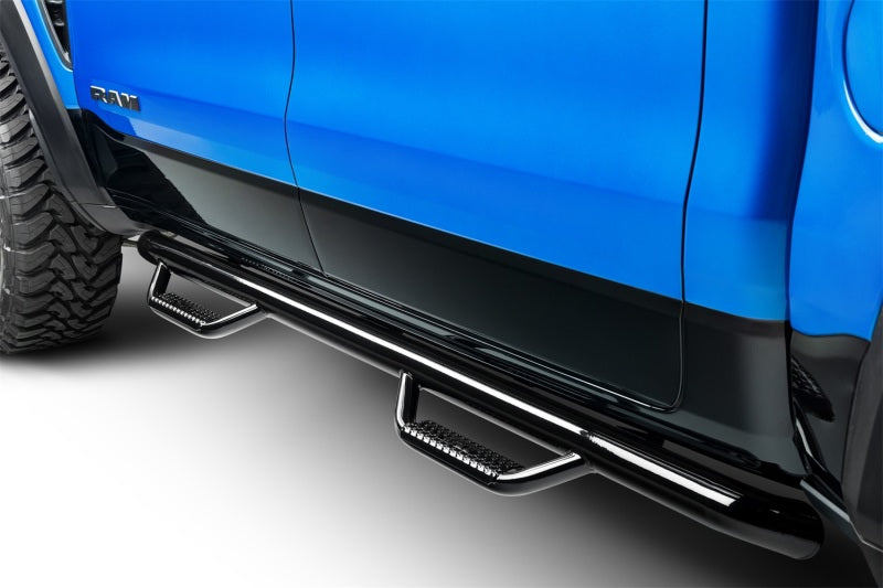 N-Fab Nerf Step 2019 Dodge Ram 1500 Crew Cab 5.7ft Bed - Gloss Black - Cab Length - 3in D1980CC