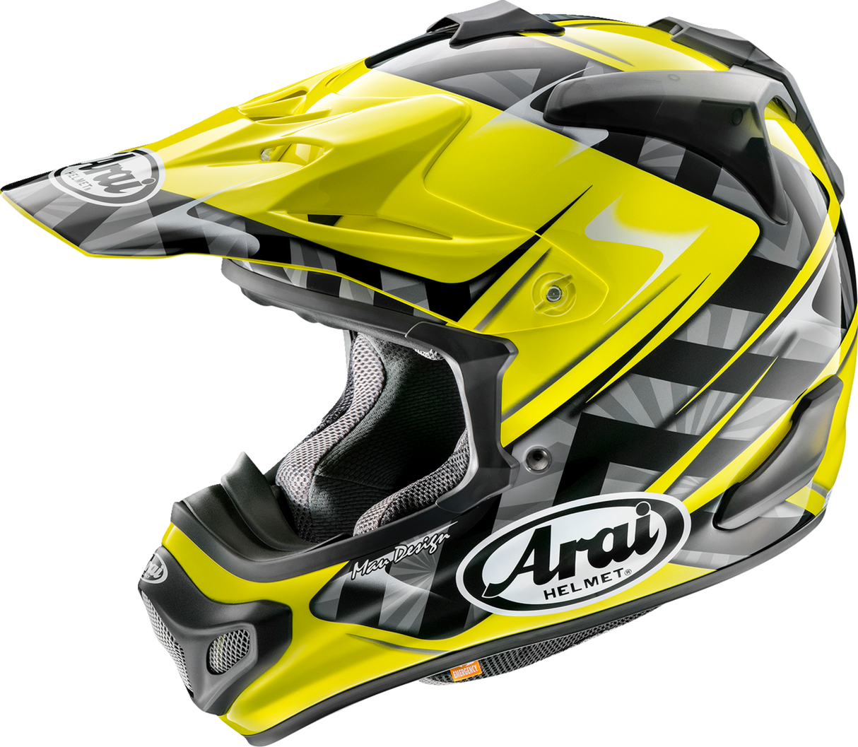 ARAI VX-Pro4 Helm - Scoop - Gelb - XS 0110-8196