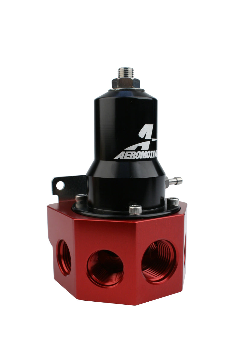 Aeromotive Regulator - 30-120 PSI - .500 Valve - 4x AN-08 and AN-10 inlets / AN-10 Bypass 13133