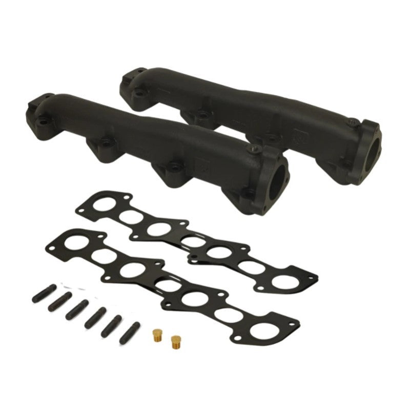BD Diesel 08-10 Ford F-250/F-350/F-450/F-550 Powerstroke 6.4L Up Pipes Kit w/Manifold Set 1041484