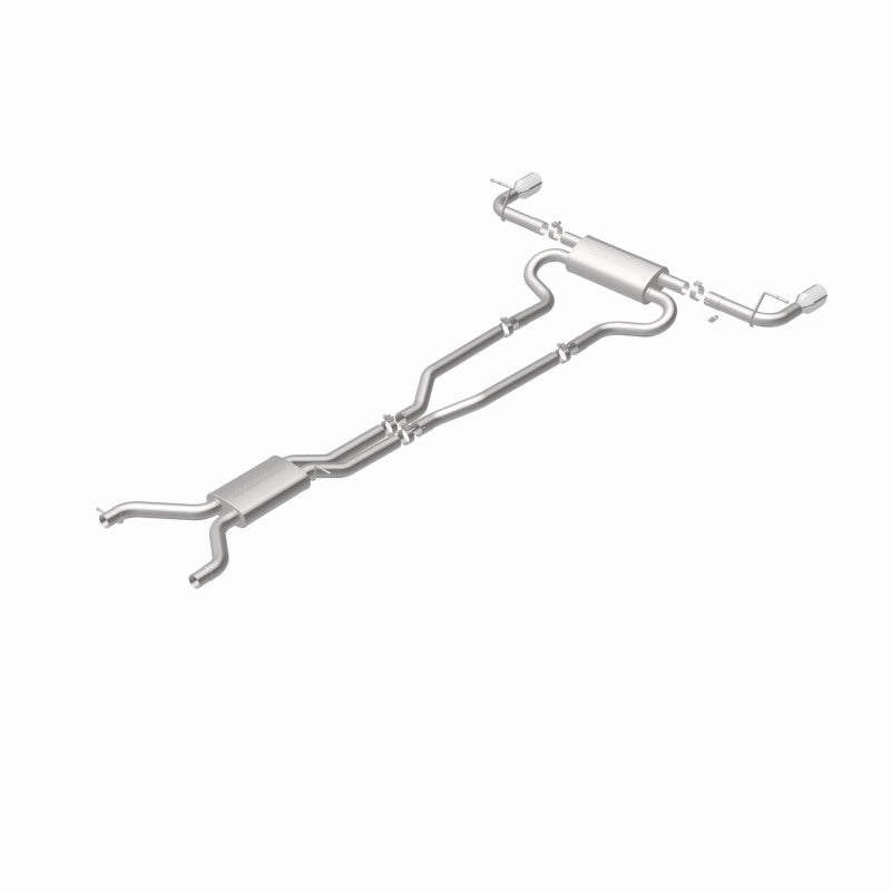MagnaFlow 07 Audi Q7 V8 4.2L Dual Split Rear Exit Stainless Cat-Back Perf Exhaust 15085