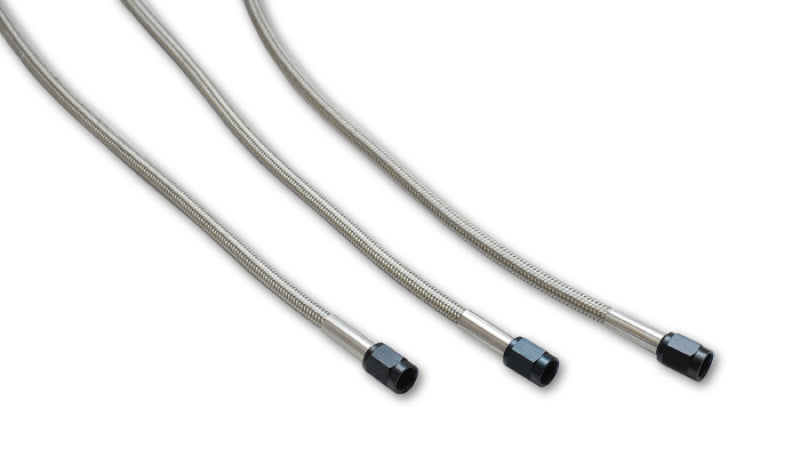 Vibrant Univ Oil Feed Kit 2ft Teflon lined S.S. hose with two -3AN female fittings preassembled 10270