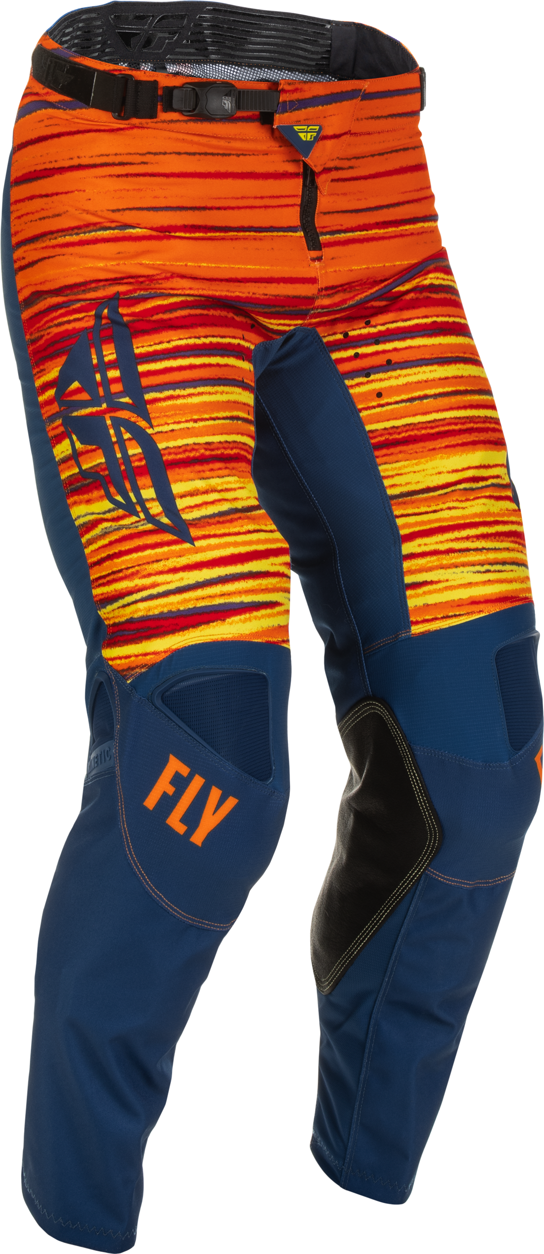 FLY RACING Kinetic Wave Pants Navy/Orange Sz 28 375-53128