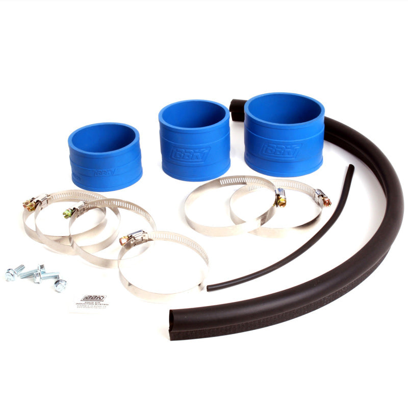 BBK 86-93 Mustang 5.0 Cold Air Intake Kit - Fenderwell Style - Chrome Finish 1557