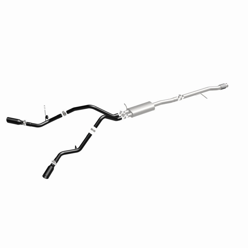 MagnaFlow SYS Cat-Back 3.5in Black Dual Split Rear Tips 14-15 Chevy Silverado/GMC Sierra 4.3L-5.3L 15360