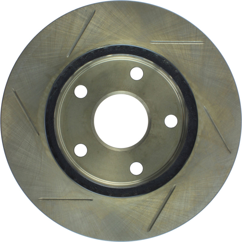 StopTech Power Slot 1/90-95 Toyota MR2 Front Left SportStop Slotted Rotor 126.44069SL