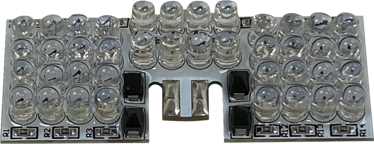 Tablero de punta de luz LED para guardabarros CUSTOM DYNAMICS - Blanco GEN-FT-W