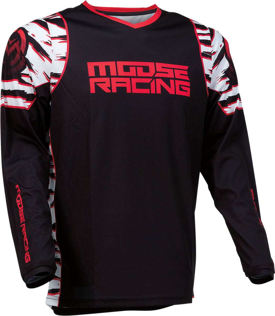 MOOSE RACING Qualifier™ Trikot - Schwarz/Rot - Medium 2910-6975