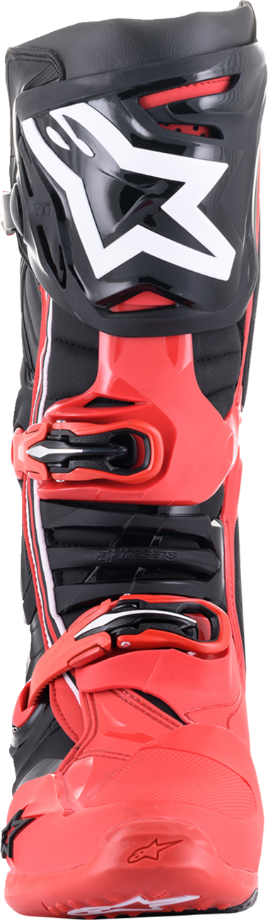 ALPINESTARS Tech 10 Acumen Stiefel – Schwarz/Rot – US 12 2010020-312-12