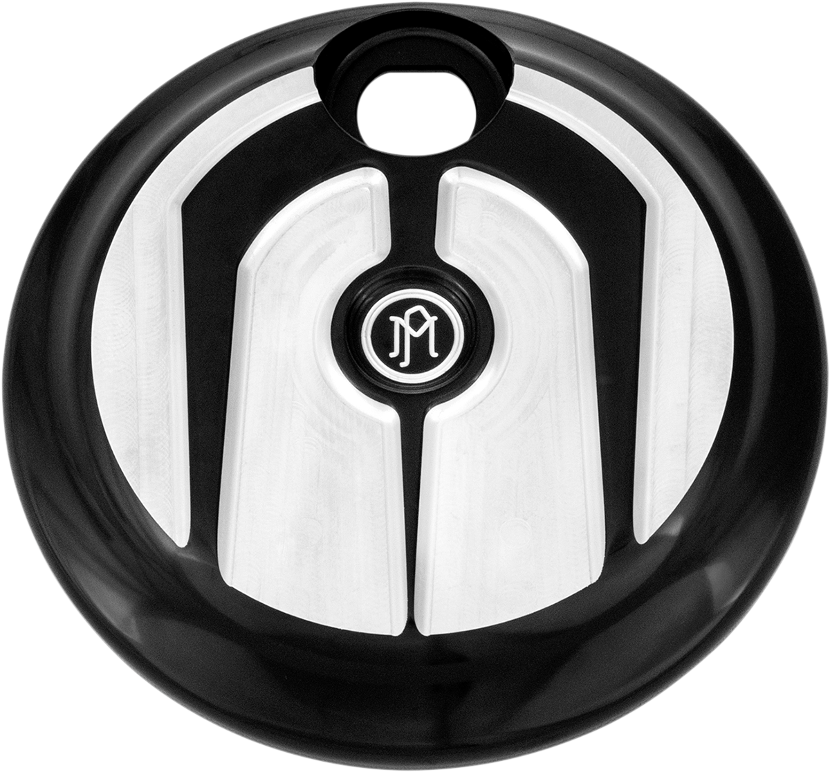 PERFORMANCE MACHINE (PM) Tankklappe - Muschelform - Kontrastschnitt 0200-2005SCA-BM