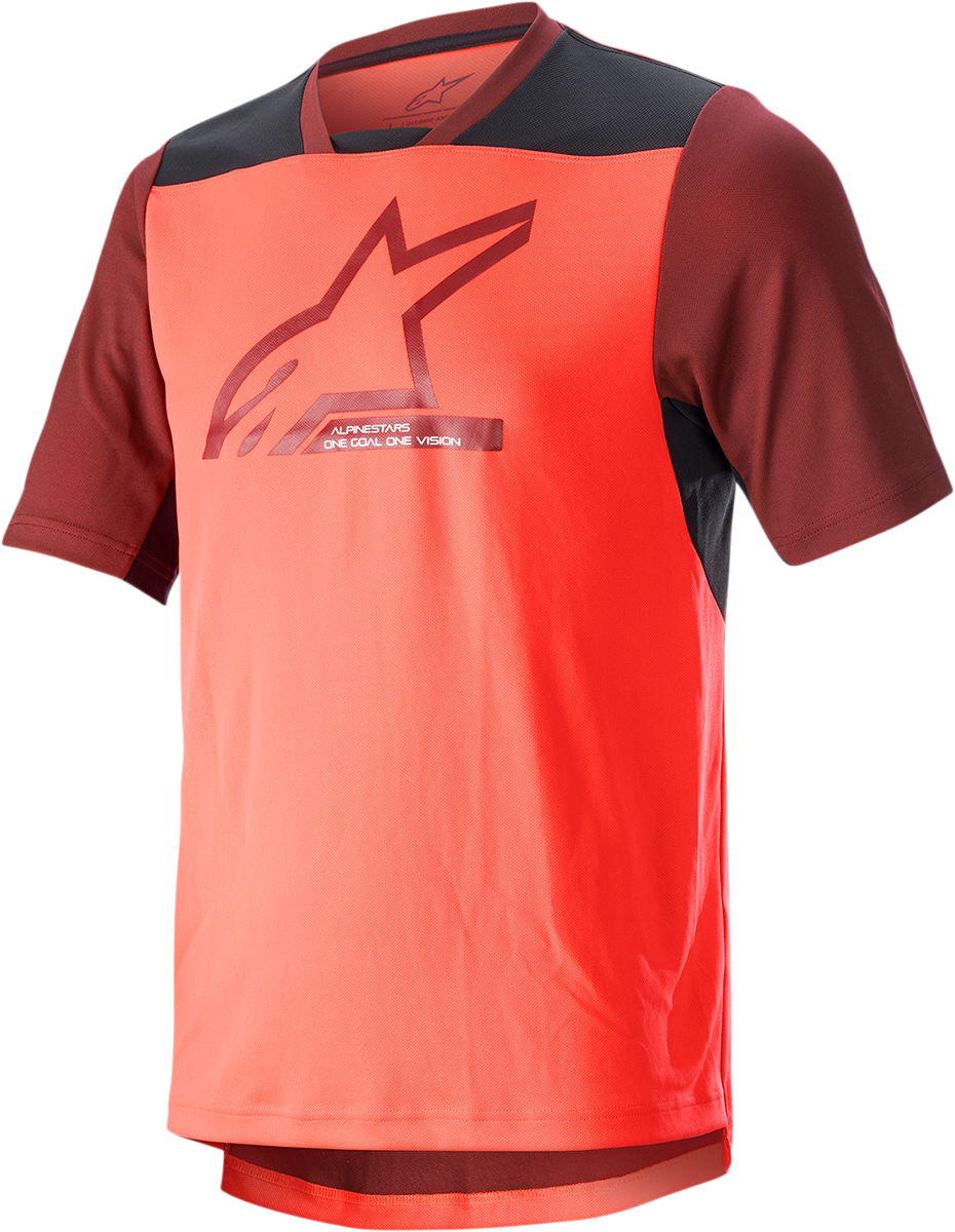 Camiseta ALPINESTARS Drop 6.0 V2 - Manga corta - Coral/Negro - XL 1766322-3141-XL