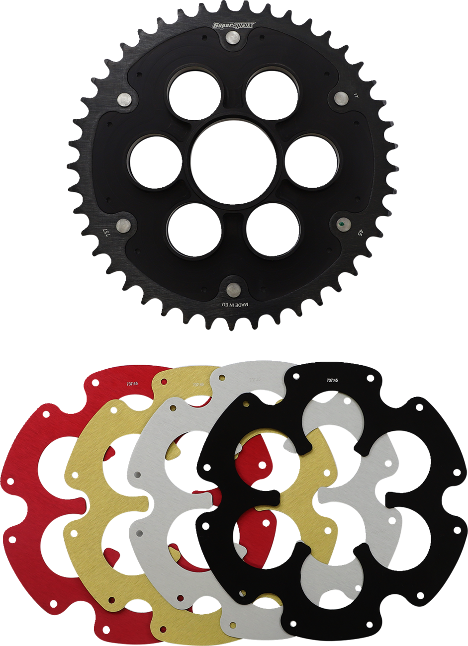 Kit de borde SUPERSPROX - Trasero - Ducati - 45 dientes RSA-737-45-KIT