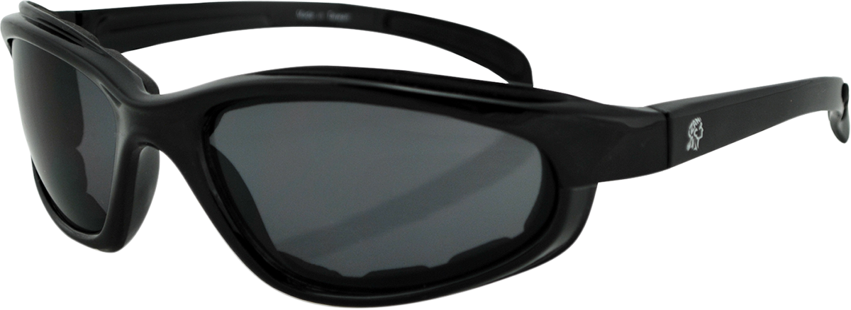 ZAN HEADGEAR Arizona Sonnenbrille - Glänzend Schwarz - Rauch EZAZ001