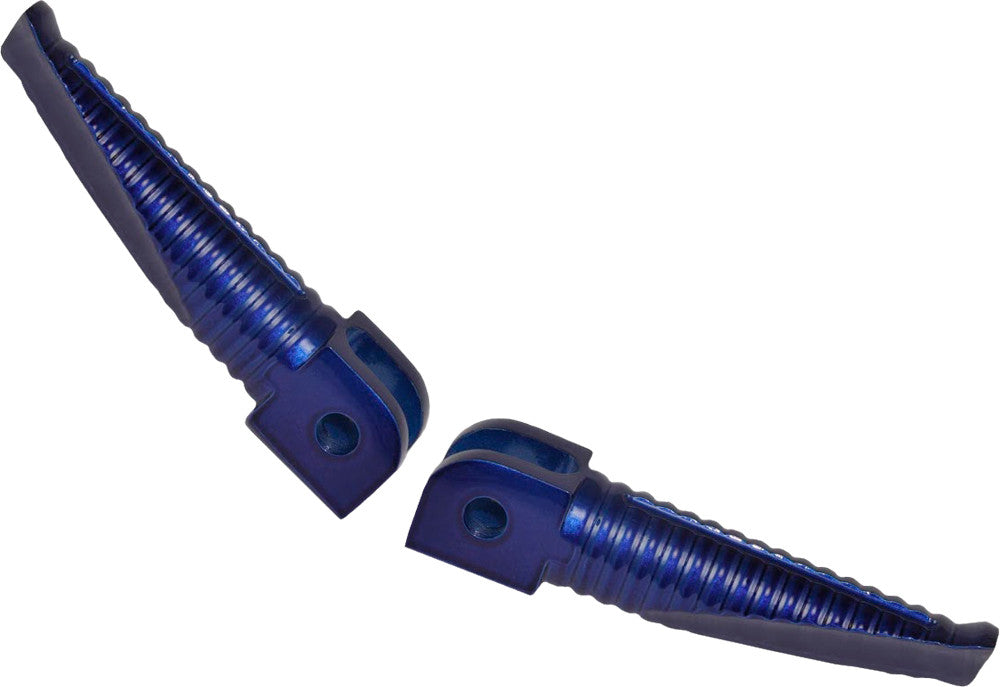 YANA SHIKI Billet Aluminum Footpegs Blue Anodized A2868BU