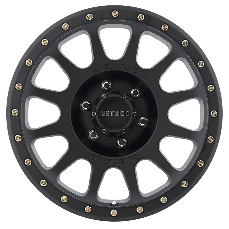 Method MR305 NV 20x10 -18mm Offset 6x135 94mm CB Matte Black Wheel MR30521016518N