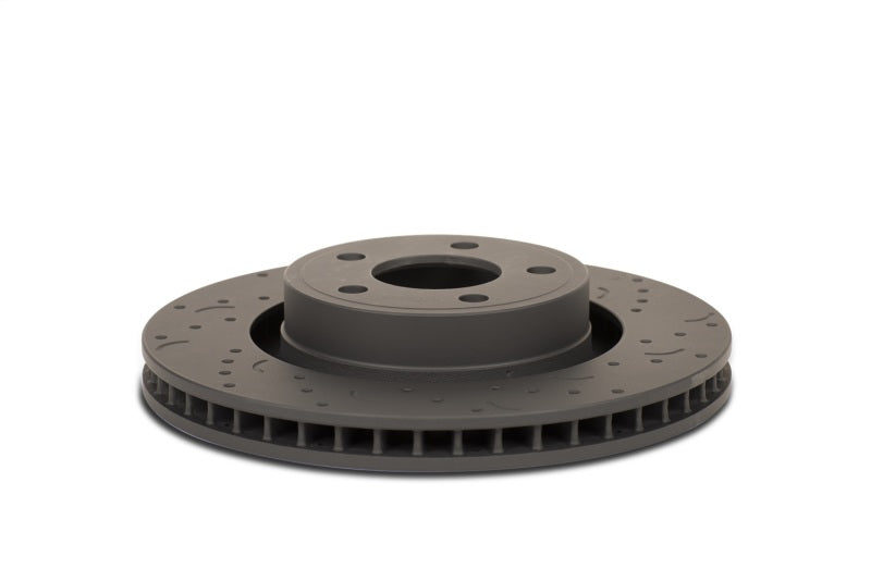 Hawk Talon 2010 Chrysler 300 C RWD / w/Vented Rear Discs Drilled and Slotted Rear Brake Rotor Set KHTC4235