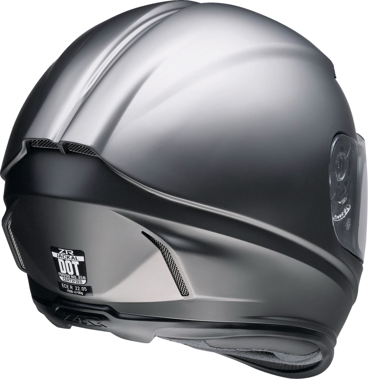 Z1R Jackal Helmet - Satin - Titanium - XS 0101-14835