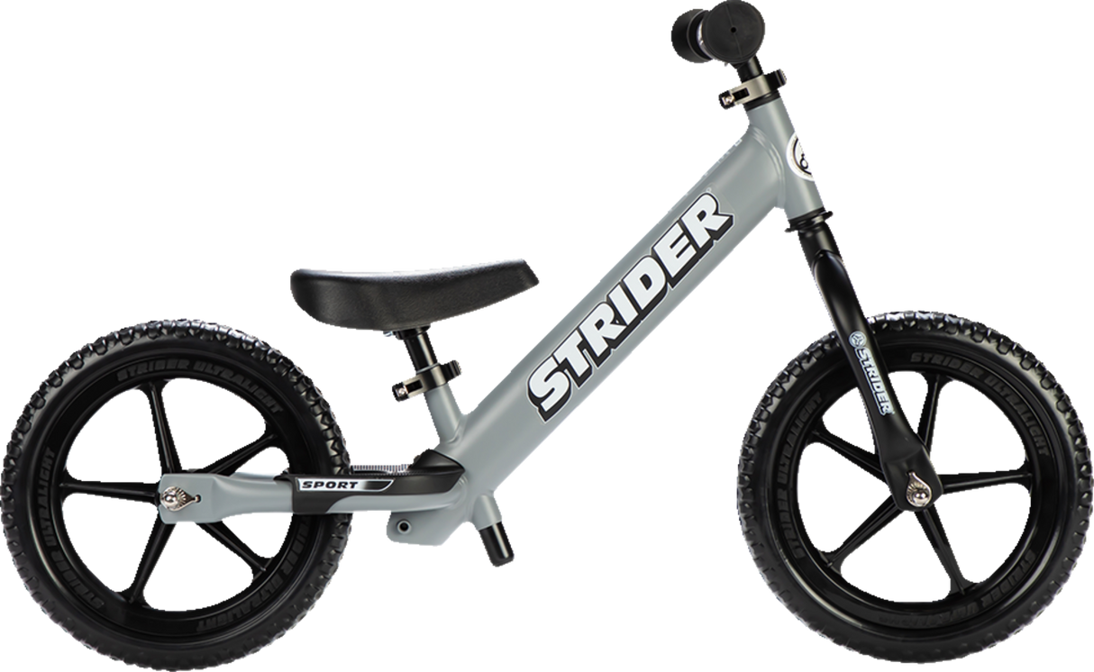 STRIDER 12" Sport Balance Bike - Matte Gray ST-S4MG