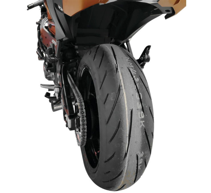 Voodoo Shorty Auspuff, schwarzer Auspuff, Doppel-Slip-On, Hayabusa 22-24 G3, VEBUSAM2CDB