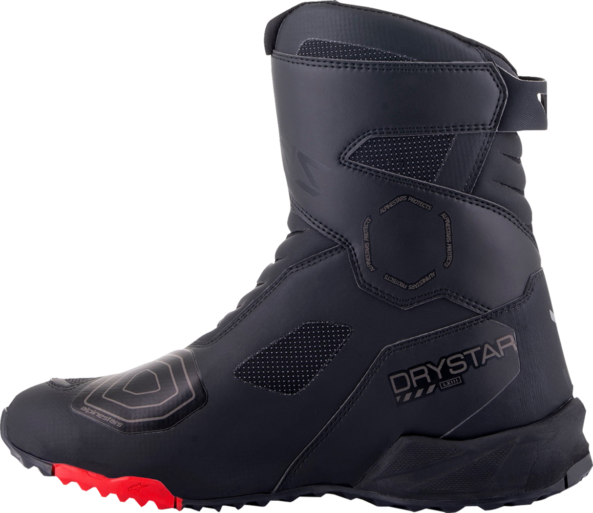 Botas ALPINESTARS RT-7 Drystar - Negro/Rojo - US 6 / EU 38 2443023-13-38