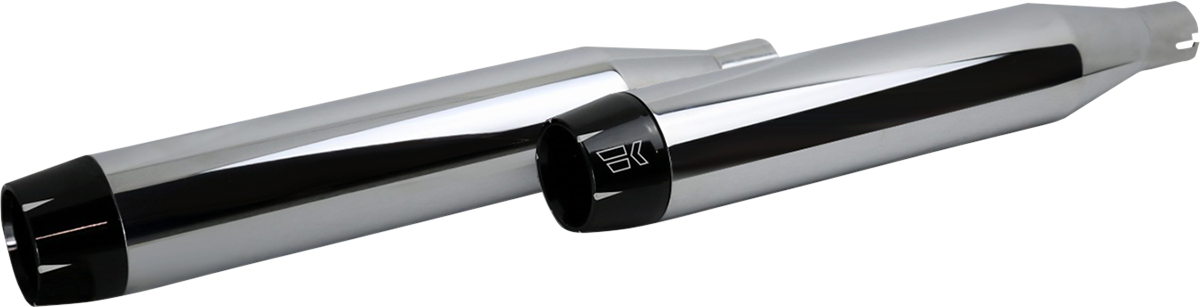 KHROME WERKS 3-1/2" Softail Shredder Slip-On Mufflers - Chrome Softail 2018-2024 202520