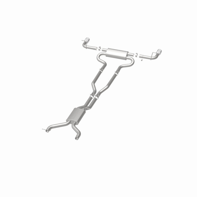 MagnaFlow 07 Audi Q7 V8 4.2L Dual Split Rear Exit Stainless Cat-Back Perf Exhaust 15085