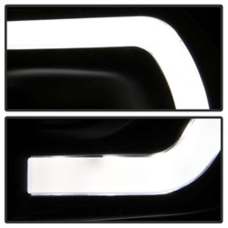 xTune Toyota Tacoma 12-15 Headlights - Light Bar DRL - Black PRO-JH-TTA12-LBDRL-BK 9037542