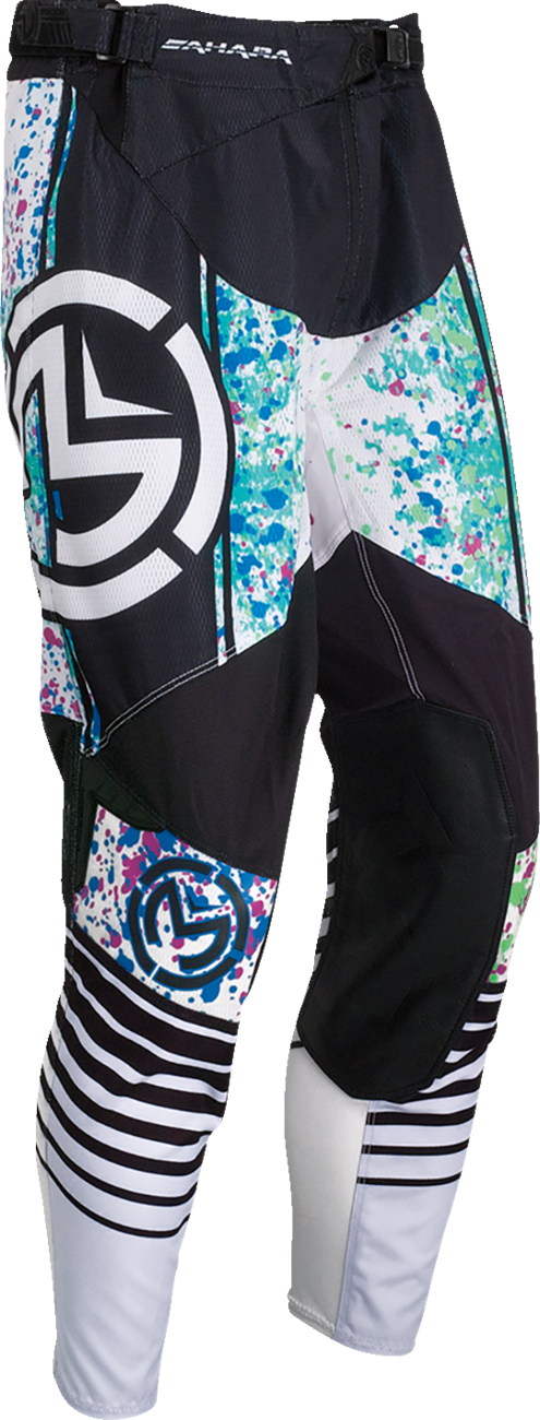 MOOSE RACING Pantalones Sahara - Negro/Blanco - 30 2901-10732