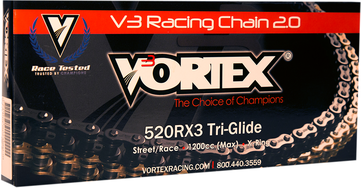 VORTEX 520 RX3 - Cadena de transmisión - 120 eslabones 520RX3-120