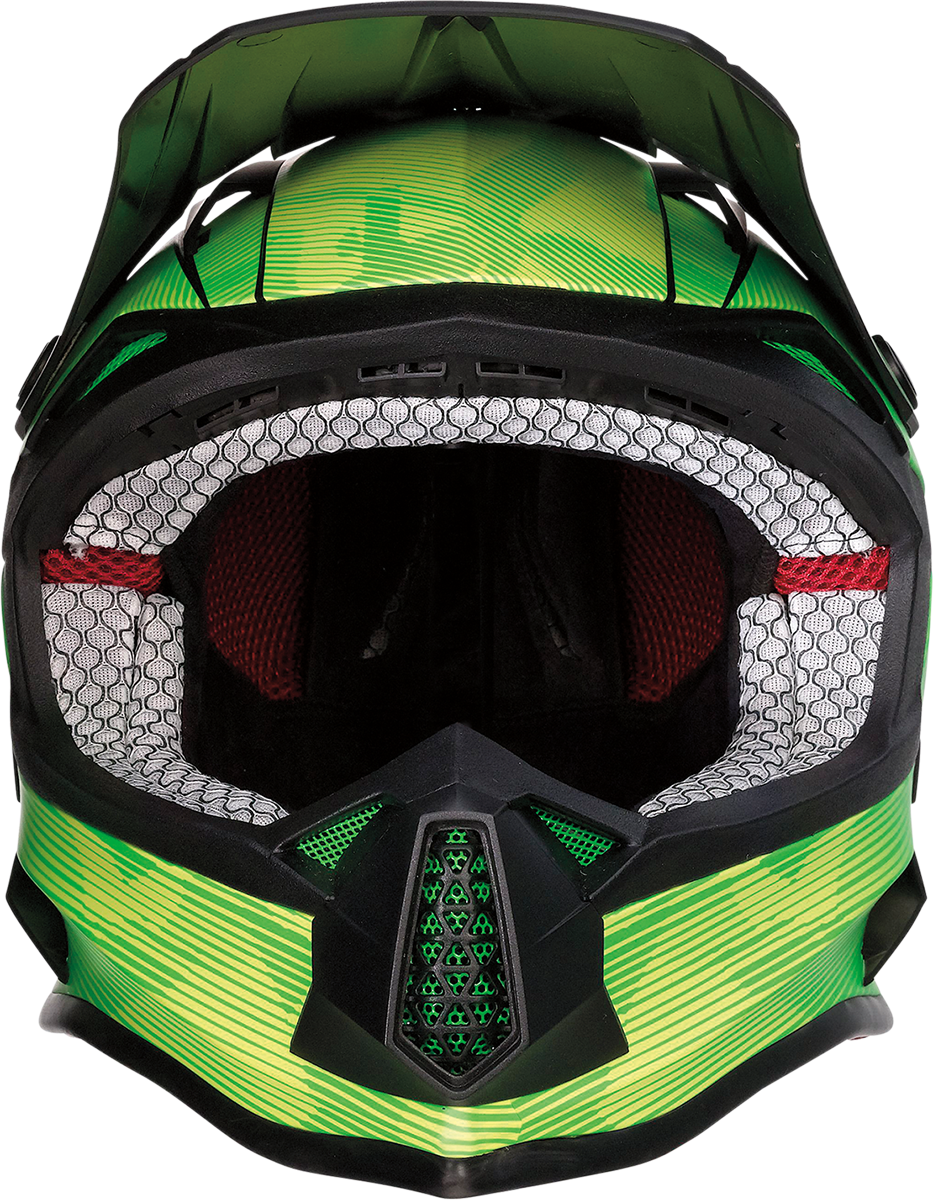 Casco MOOSE RACING FI juvenil - Agroid Camo - MIPS® - Amarillo/Verde - Mediano 0111-1524