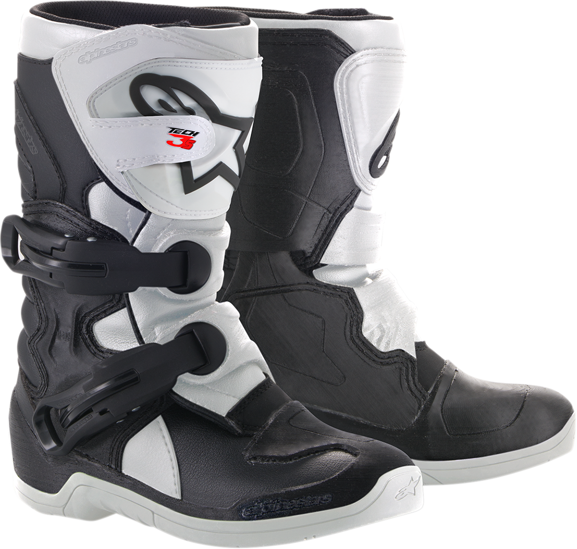 Botas ALPINESTARS Youth Tech 3S - Negro/Blanco - US 11 2014518-12-11