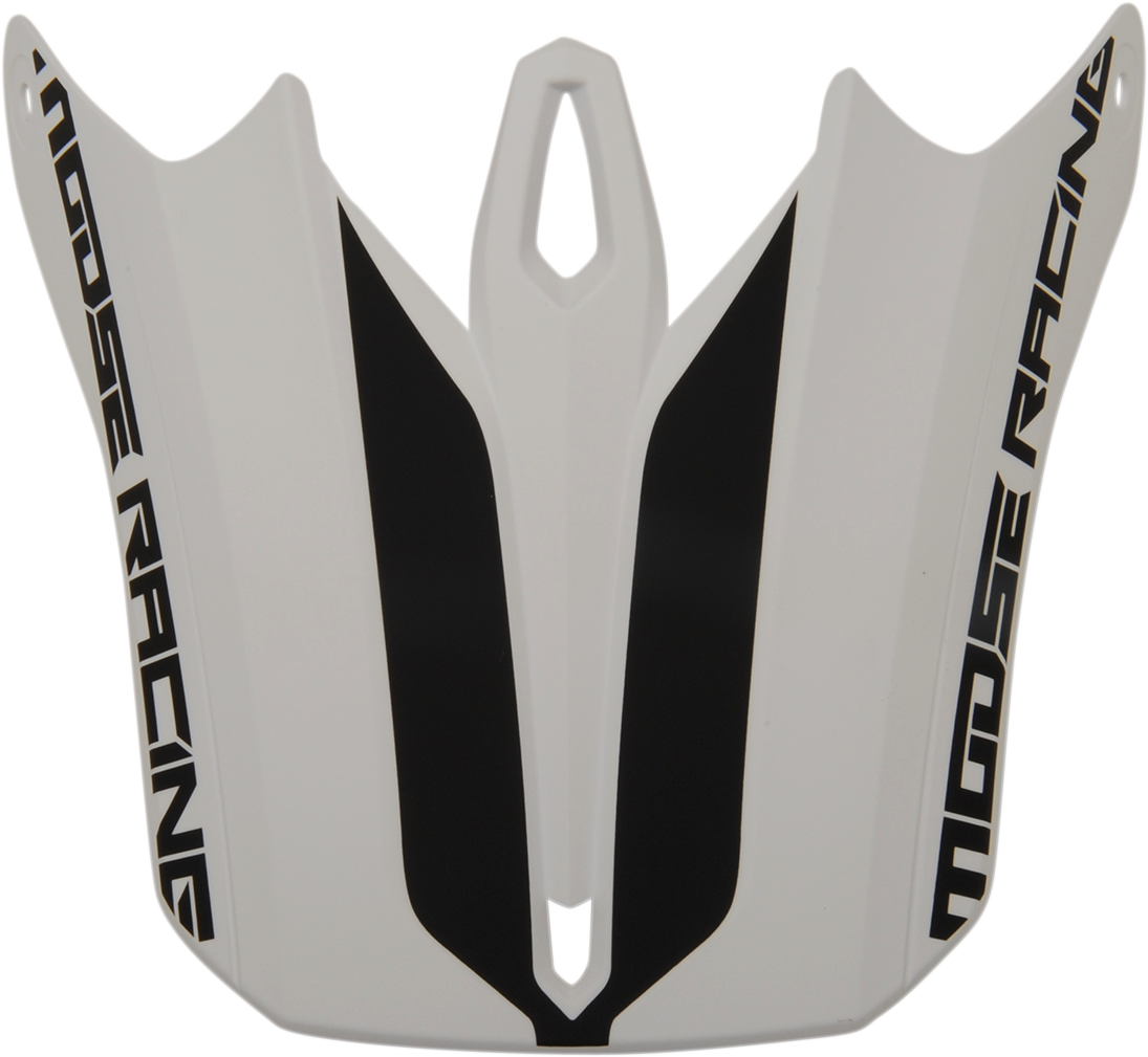 MOOSE RACING F.I. Session Visor Kit - White/Black 0132-1262