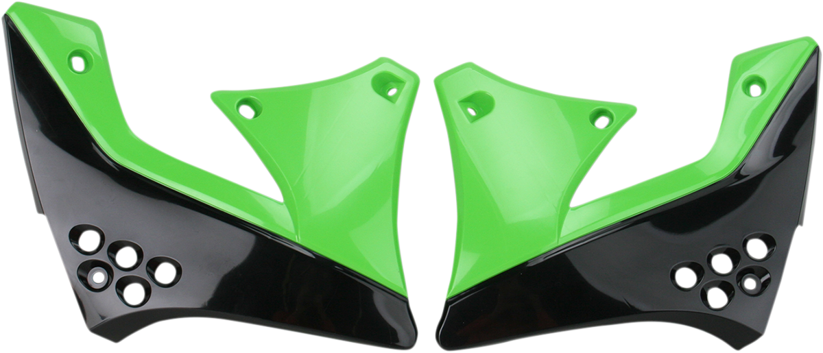 Protectores de radiador ACERBIS - Negro/Verde 2141721043