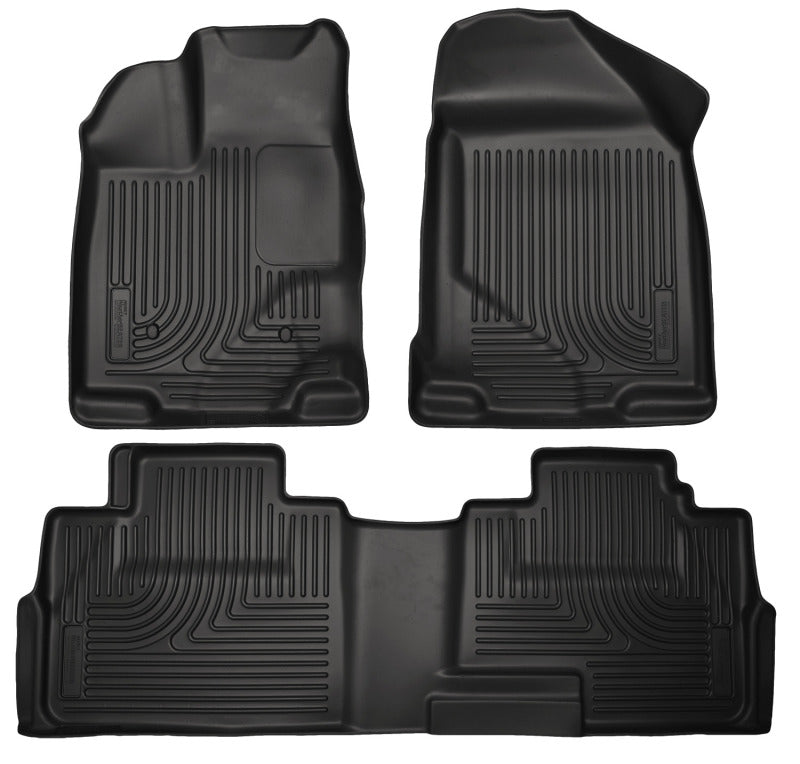 Husky Liners 07-13 Ford Edge / 07-13 Lincoln MKX Weatherbeater Black Front & 2nd Seat Floor Liners 99761
