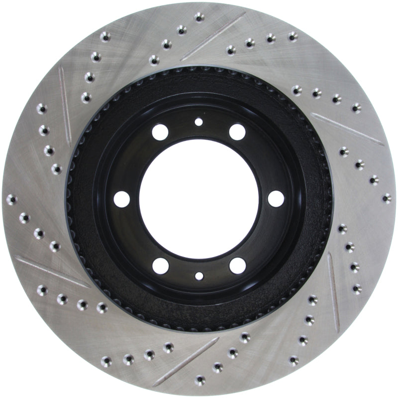 StopTech 07-08 Toyota FJ Cruiser / 05-08 Tacoma (6 lug) / 03-08 4 Runner (319mm disc) SportStop Slo 127.44129L