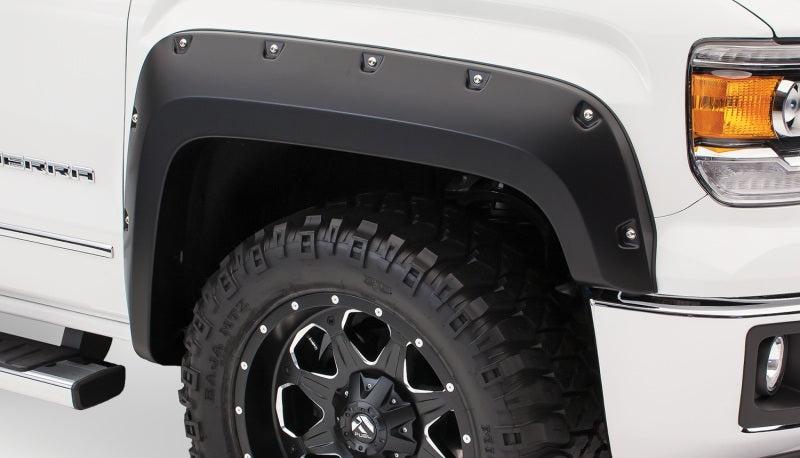 Bushwacker 14-15 GMC Sierra 1500 Pocket Style Flares 4pc - Black 40960-02